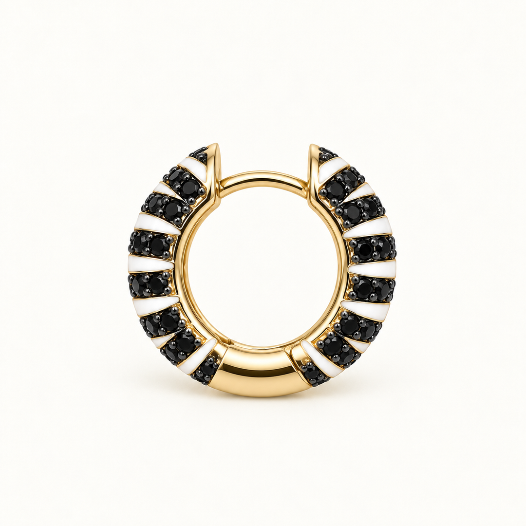 PENDIENTE PIERCING ARO SAVANNA STRIPE