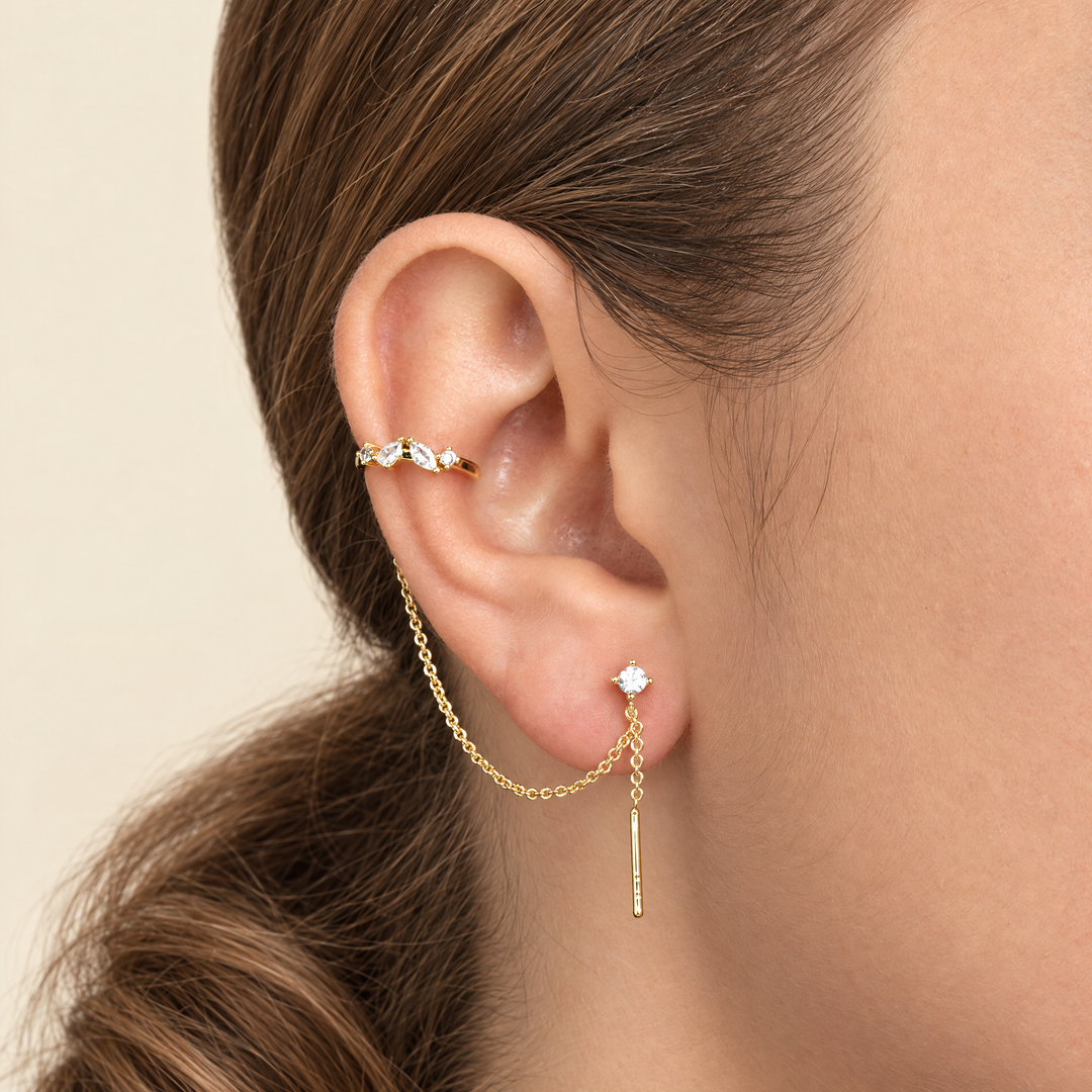 PIERCING MULTIPLE FIL D’ÉTOILE
