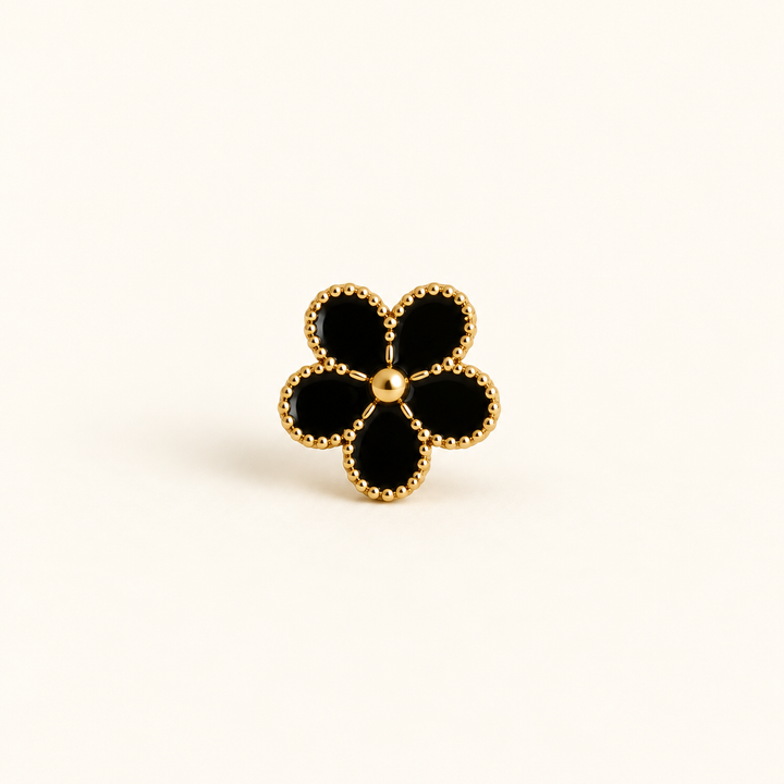 PENDIENTE PIERCING BLACK ANÉMONE