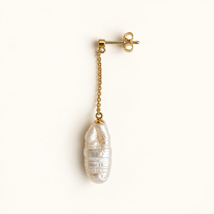 PENDIENTE PIERCING BAROQUE PEARL ONDINE