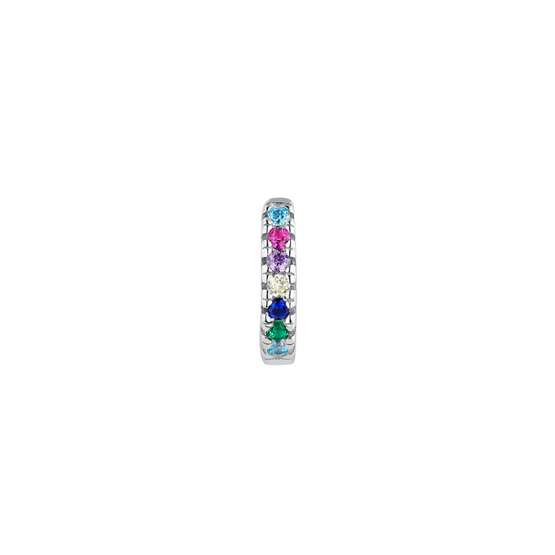 ORECCHINO PIERCING CERCHIO IN ARGENTO MULTICOLOR SOPHIE