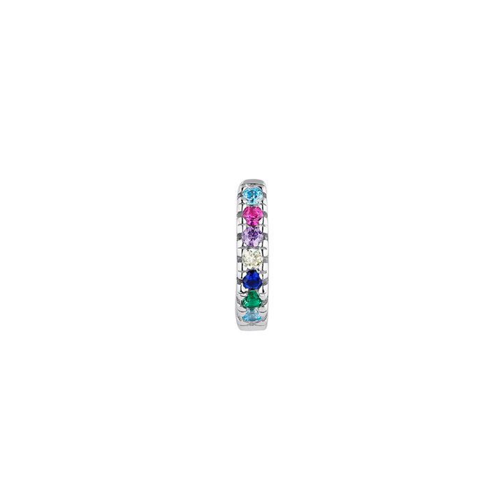 ORECCHINO PIERCING CERCHIO IN ARGENTO MULTICOLOR SOPHIE