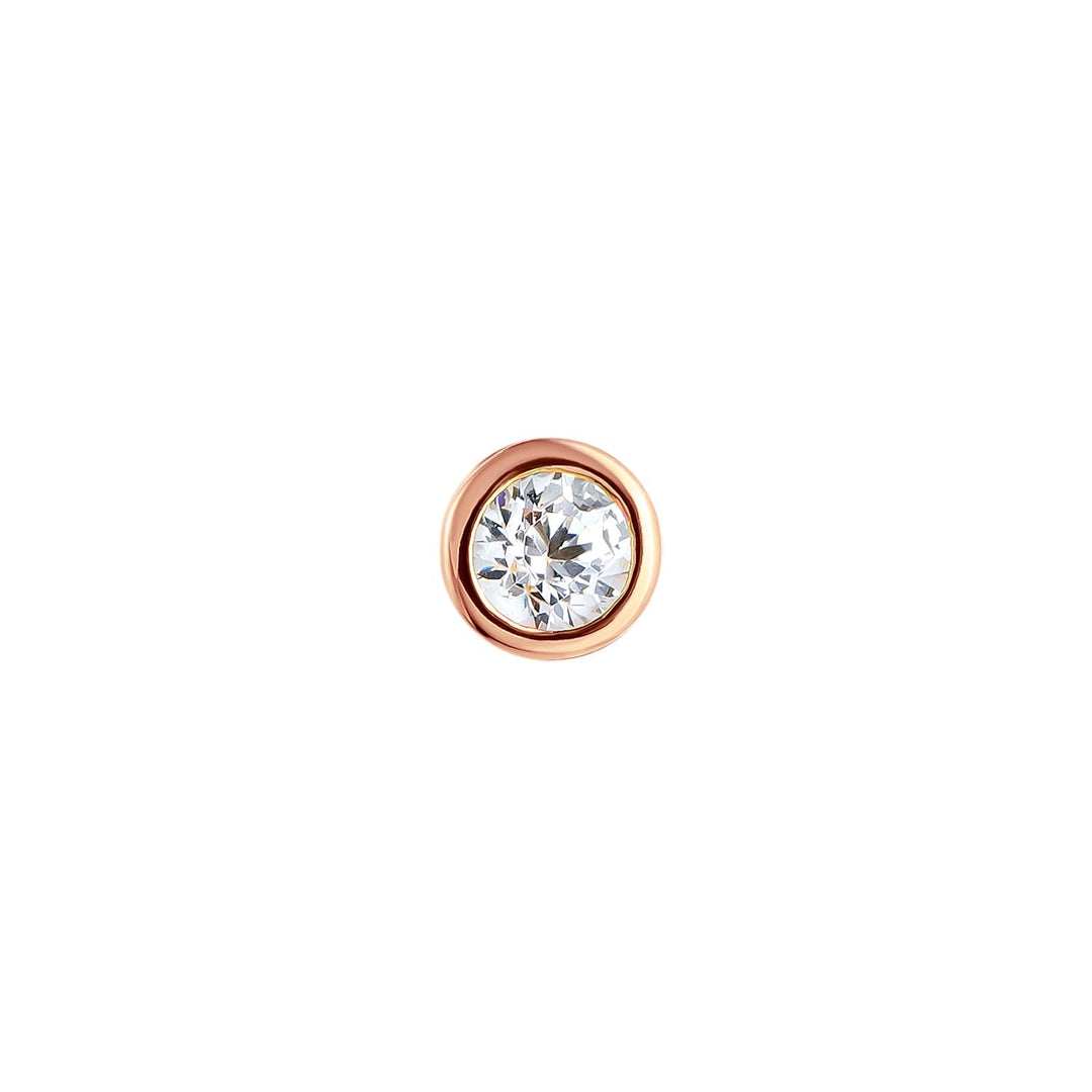 PENDIENTE PIERCING ORO ROSA TRÉSOR