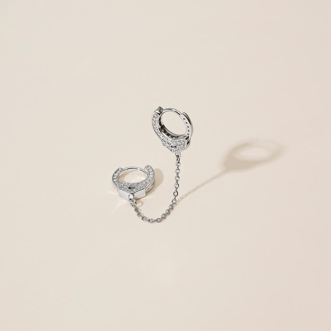 PENDIENTE PIERCING DE PLATA ESPOSAS NIGHT VENTURE