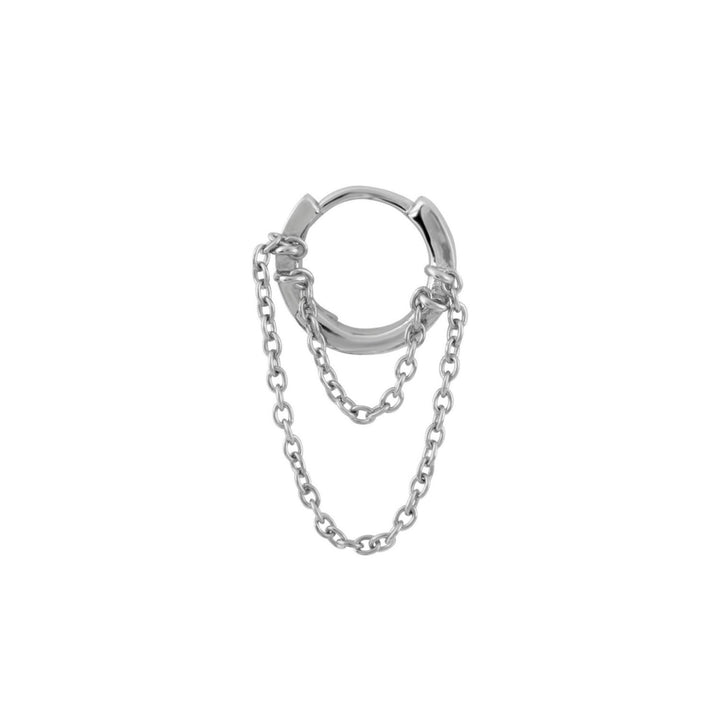 PENDIENTE PIERCING ARO DE PLATA NADINE