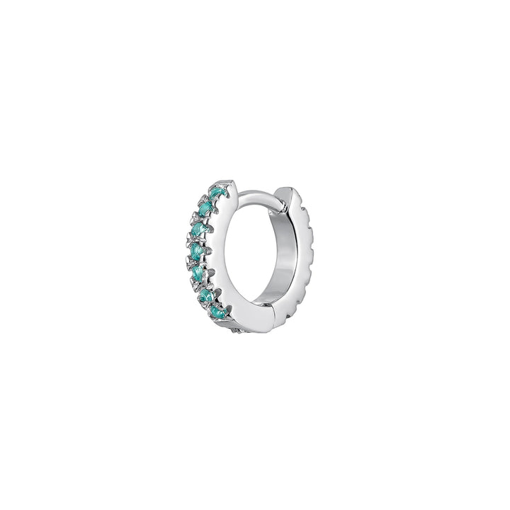 ORECCHINO PIERCING CERCHIO IN ARGENTO BLU SOPHIE