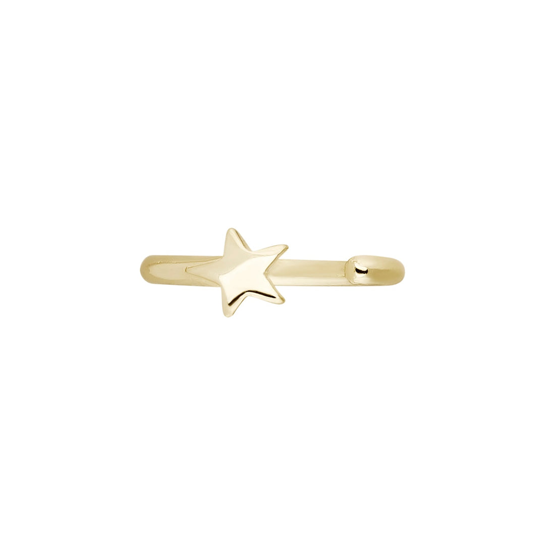ORECCHINO PIERCING CERCHIO STAR-MINIMALIST