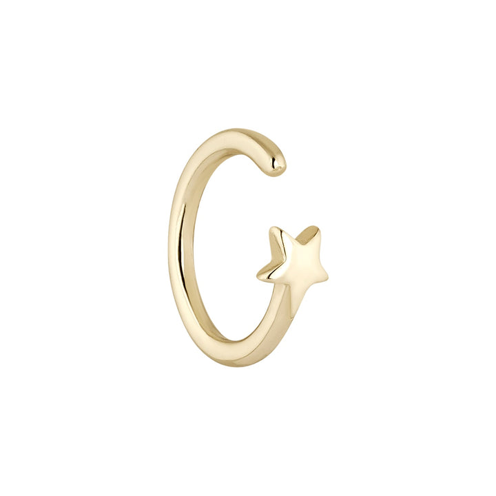 ORECCHINO PIERCING CERCHIO STAR-MINIMALIST