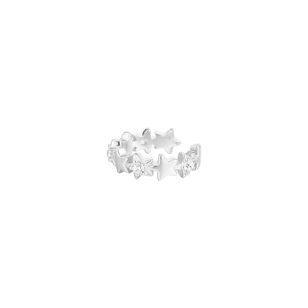 EAR CUFF DE PLATA STAR SEQUENCE