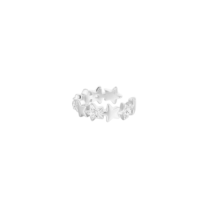 EAR CUFF DE PLATA STAR SEQUENCE