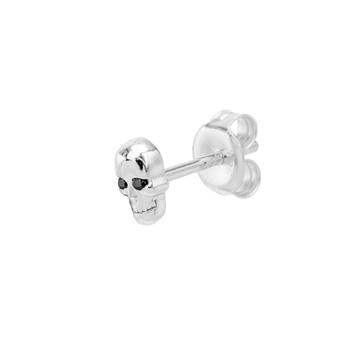 PENDIENTE PIERCING DE PLATA CALAVERA