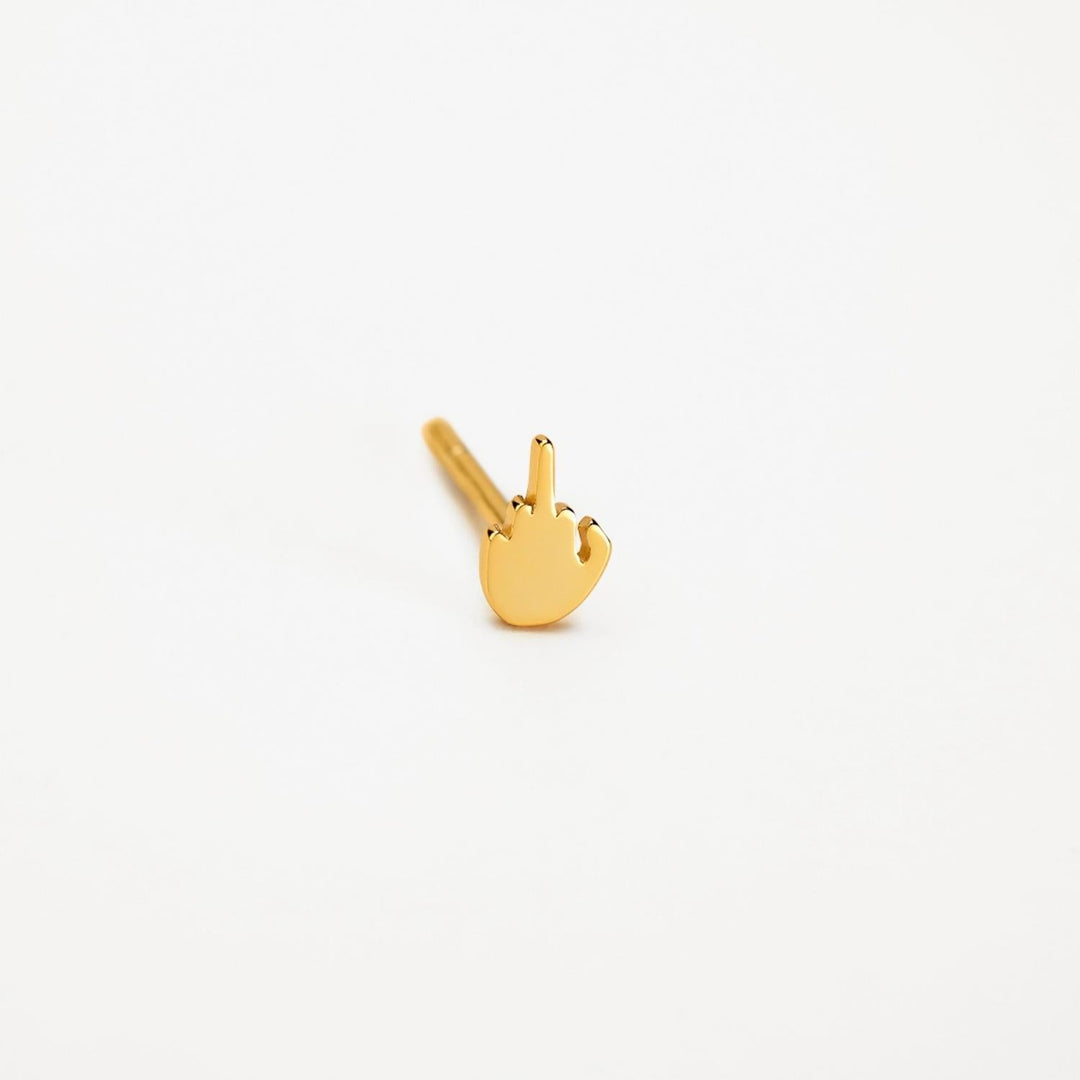 PENDIENTE PIERCING FLIP OFF