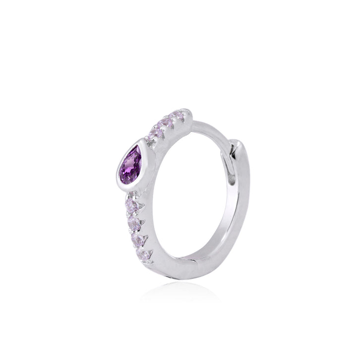 PENDIENTE PIERCING ARO DE PLATA GISELE