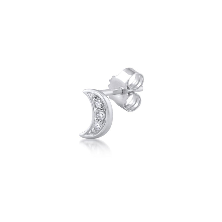 PENDIENTE PIERCING DE PLATA PETIT LUNE