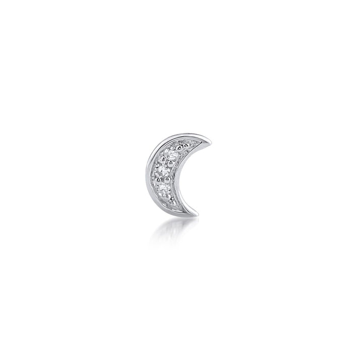 PENDIENTE PIERCING DE PLATA PETIT LUNE