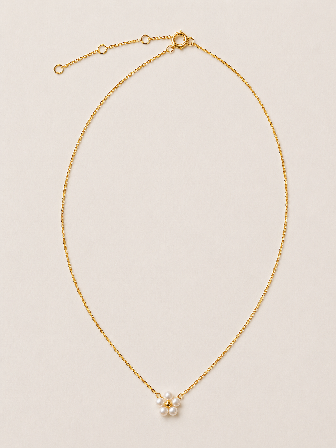 COLGANTE PERLA FLORAL