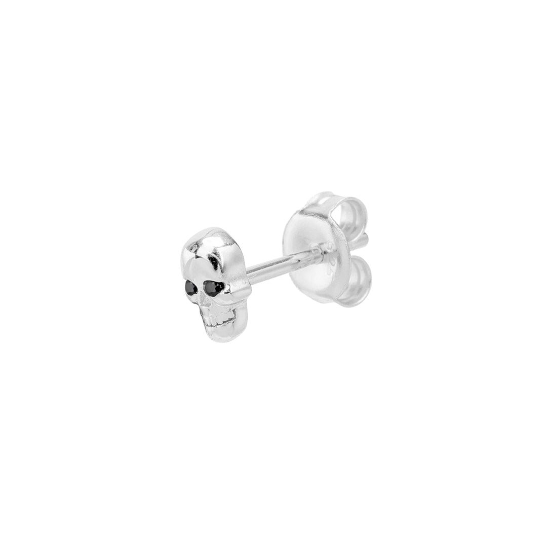 PENDIENTE PIERCING DE PLATA CRANIUM