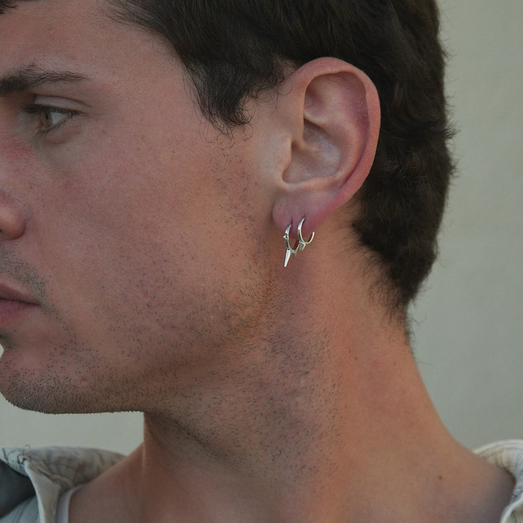 ORECCHINO PIERCING CERCHIO IN ARGENTO AZCON