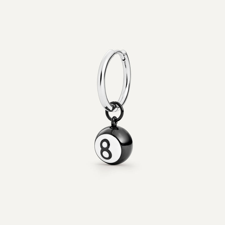 PENDIENTE PIERCING ARO 8-BALL