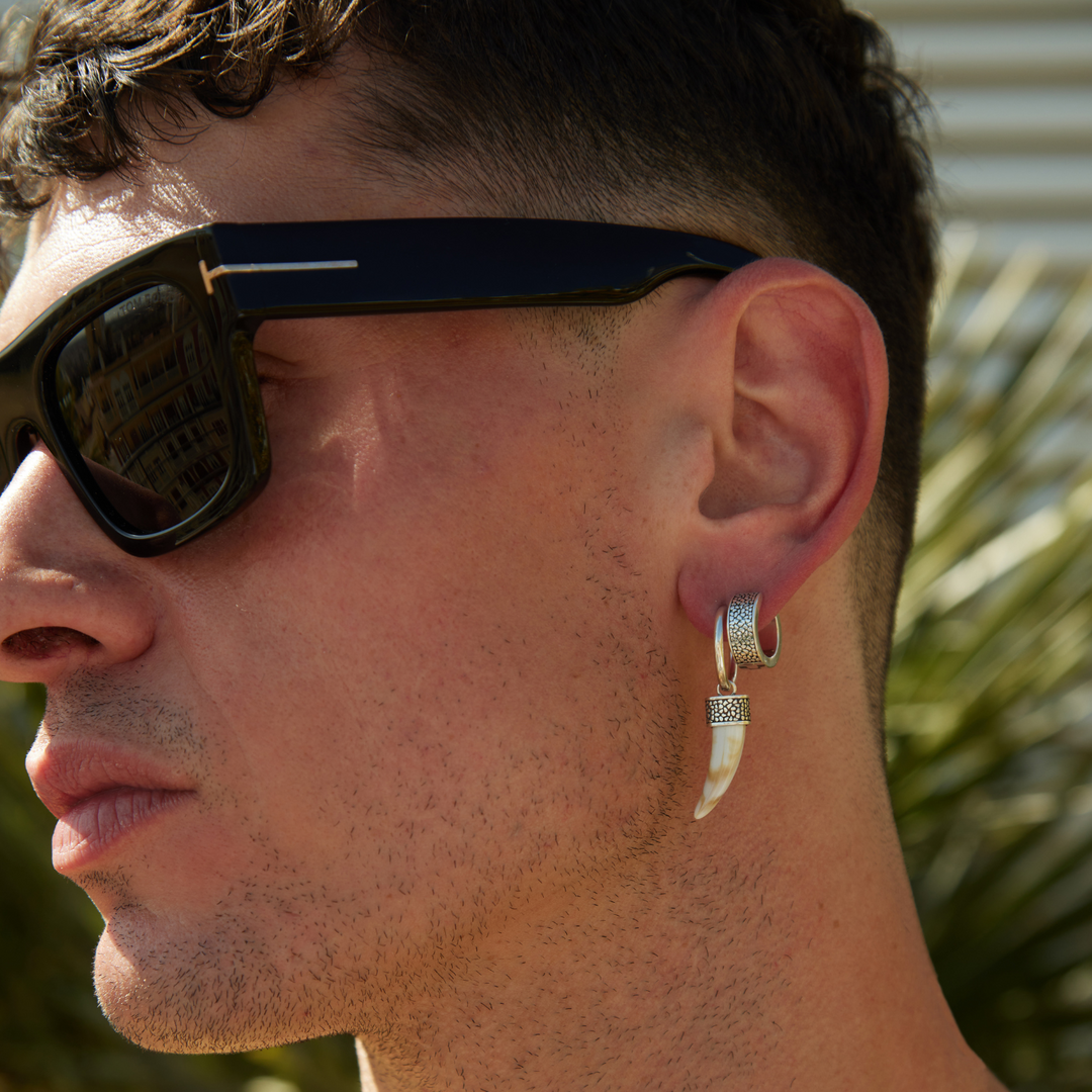PENDIENTE PIERCING ARO IVORY TUSK