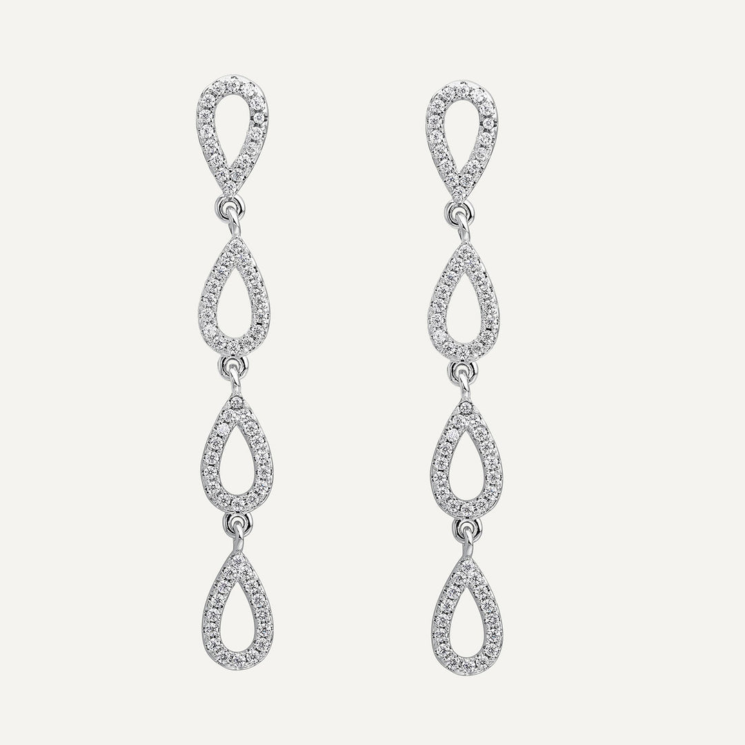 PENDIENTES PLATA CRYSTAL SERENADE