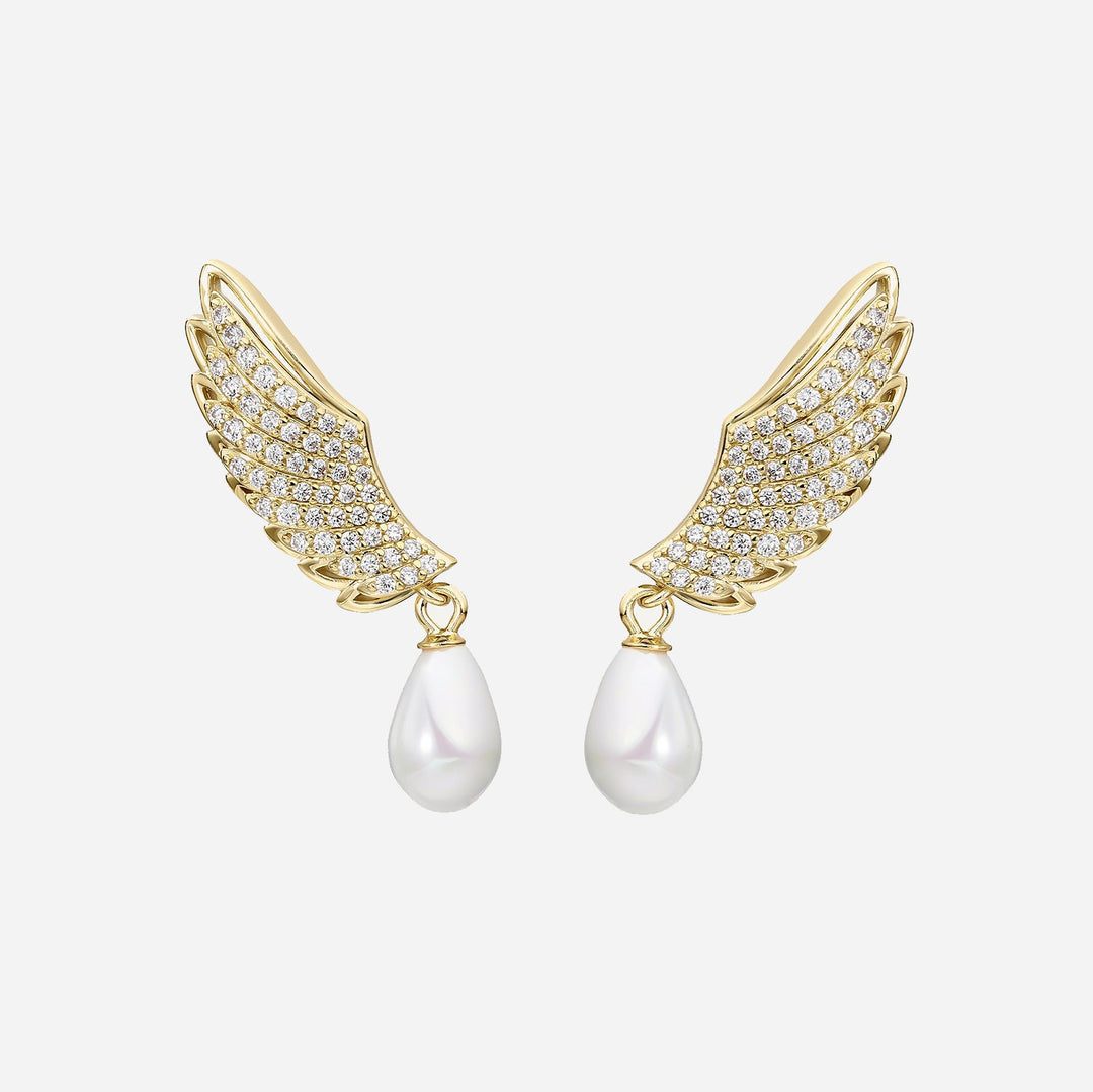 PENDIENTES PEARL WINGS