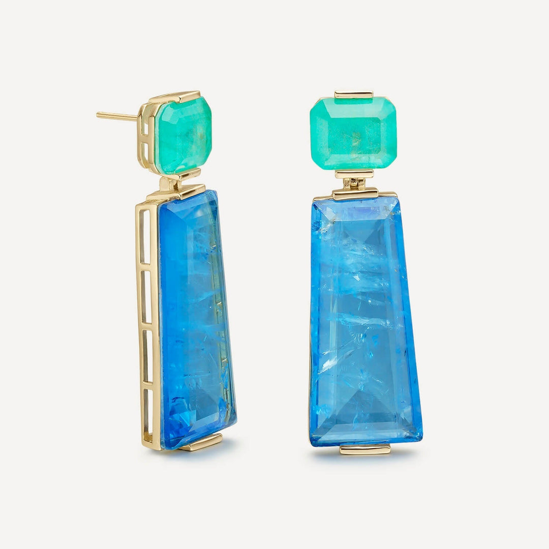 PENDIENTES MALDIVES BLUE