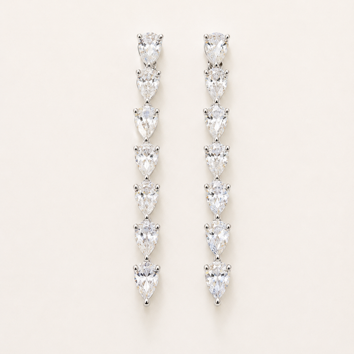 ORECCHINI CRYSTAL LINE