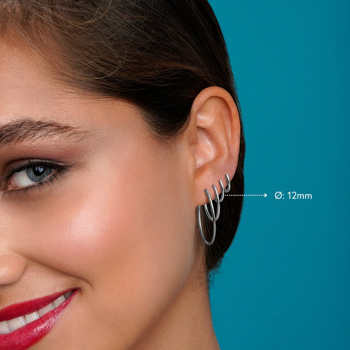 ORECCHINI IN ARGENTO NUR